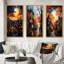 «Harlem Renaissance Revival», 3 pièces sur toile-834641519-834641518