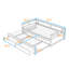 Lit de jour convertible simple avec tiroirs de rangement et lit gigogne simple-1450172199