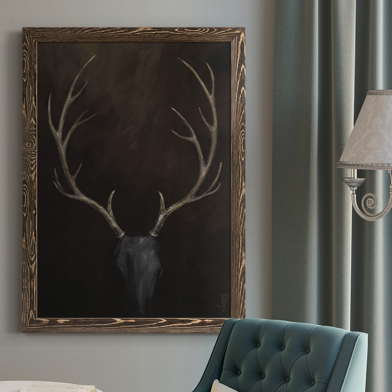 «Fourche Buck», reproduction sur toile, Impression encadrée, H 37,5 po x l 27,5 po, Noyer