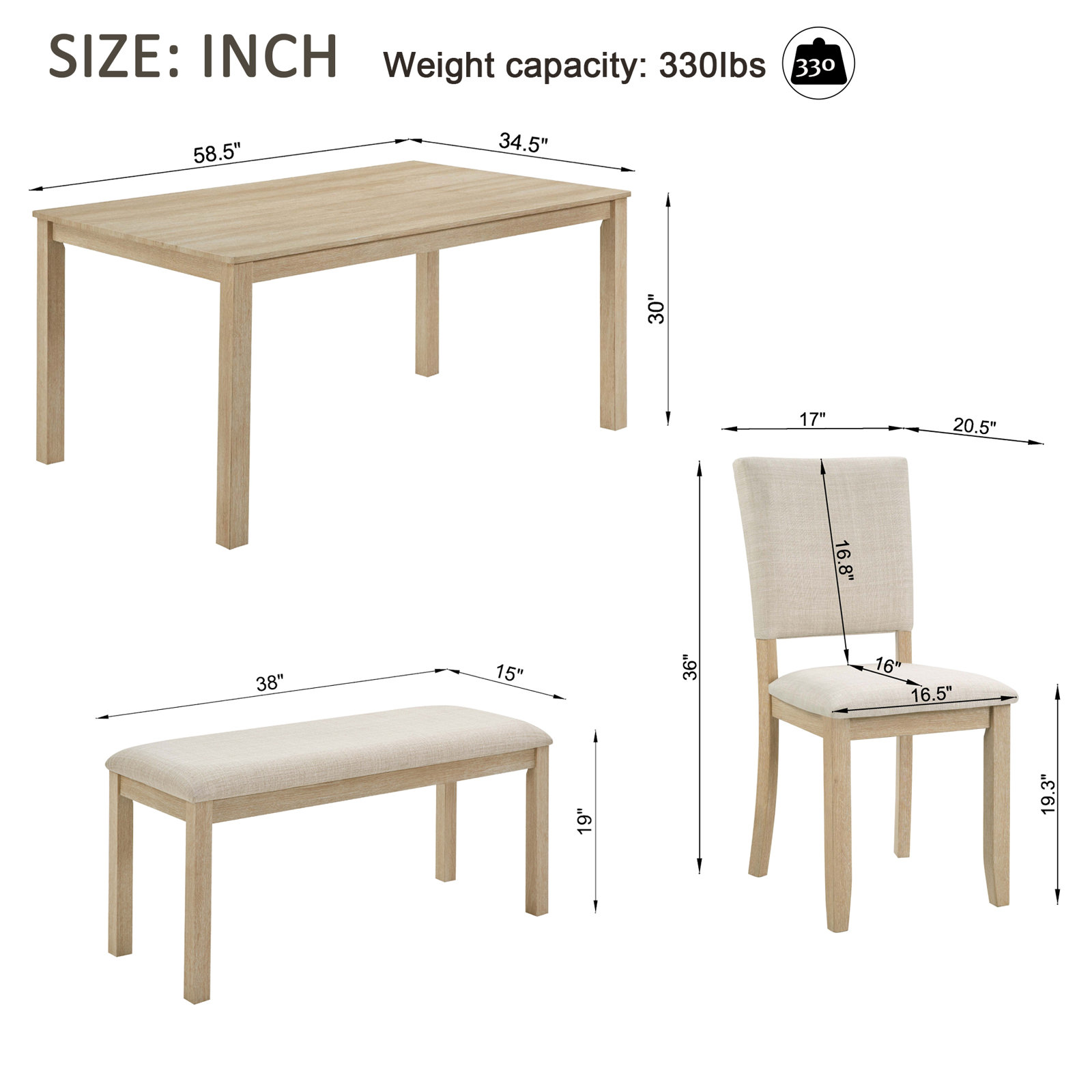 Meryl Dining Table Set