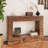 47" Farmhouse Console/Sofa/Entryway Table With Storage For Hallway, Living Room (Dark Brown) | Gift Idea
