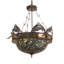 Rustic Lodge 4 - Light Glass Chandelier