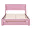 Lit plateforme avec rangement et velours-1125365943