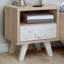 32.5cm W Manufactured Wood Bedside Table