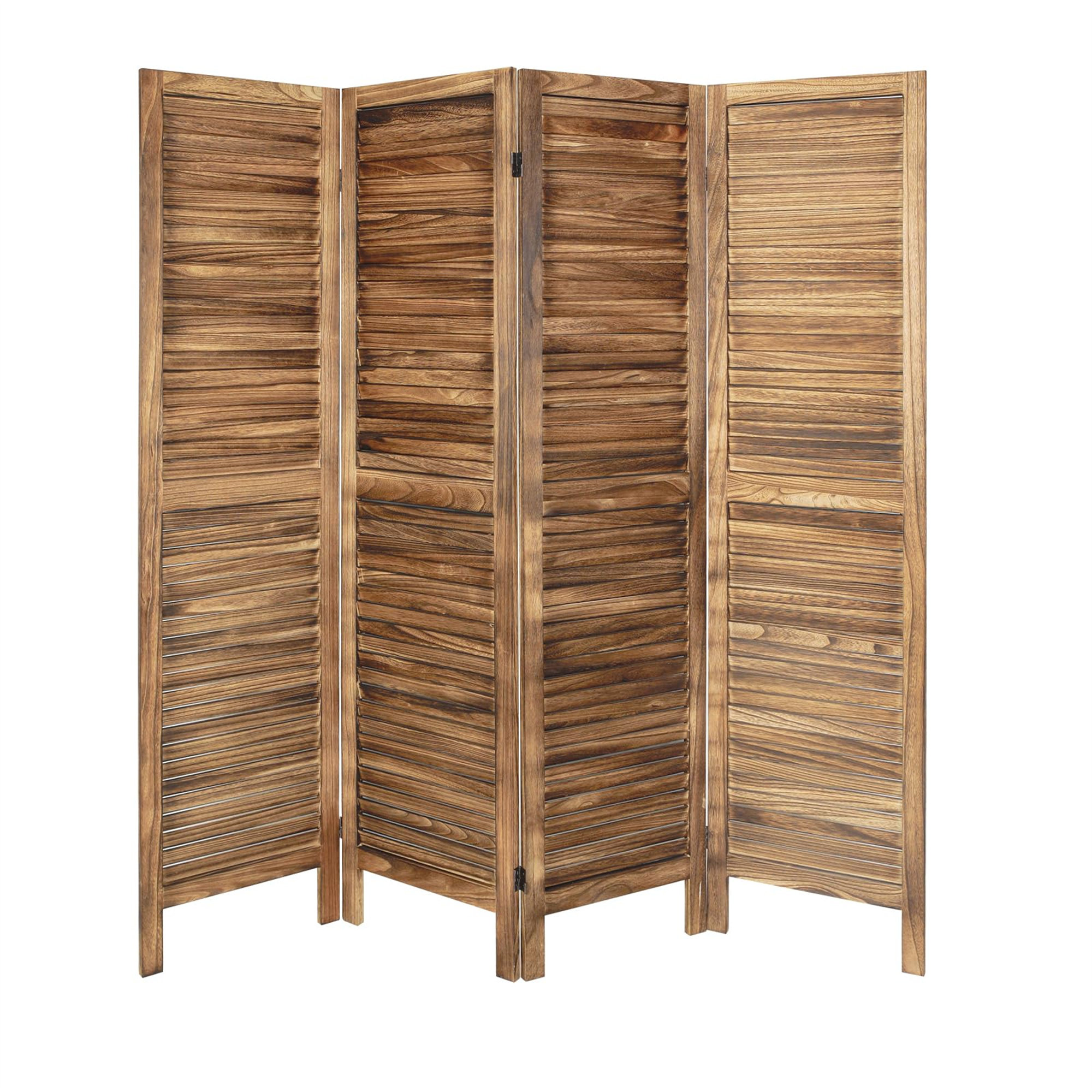 Millwood Pines 4-Panel Room Divider, Folding Privacy Screen | Wayfair