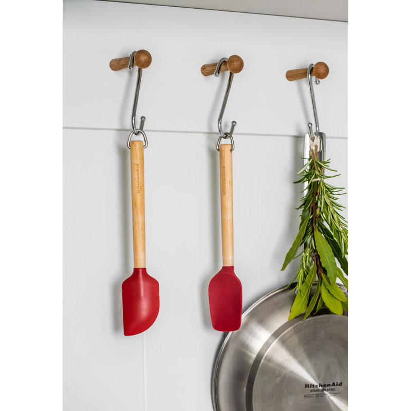 2 Piece Birch Wood Spatula Set
