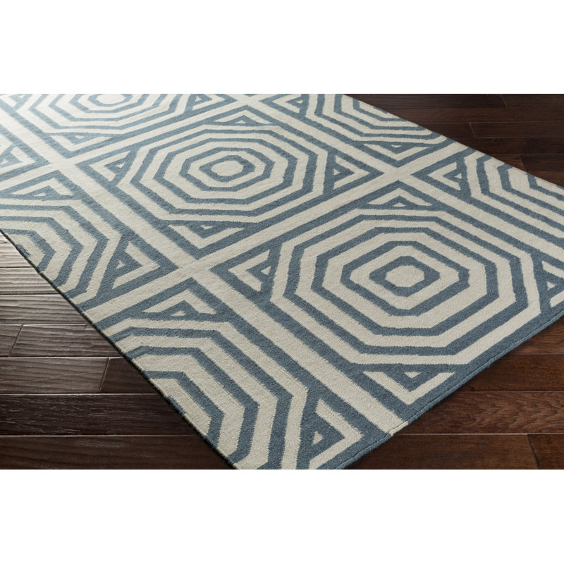 Geometric Indoor Rug, Rectangle 2' x 3'