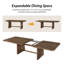 Table de salle à manger extensible Granit-1461858028