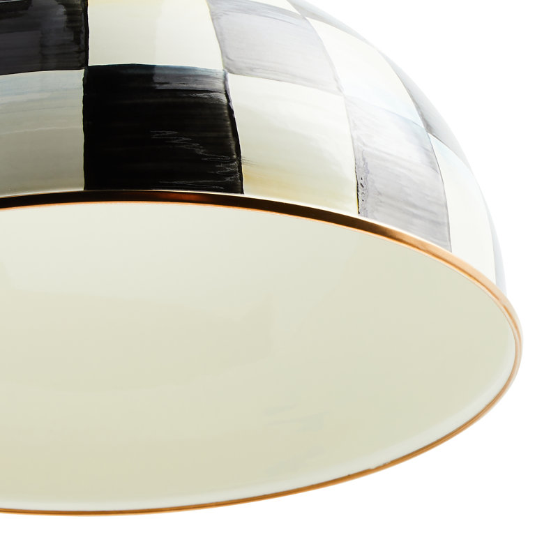Courtly Check Dome Pendant Lamp, 12