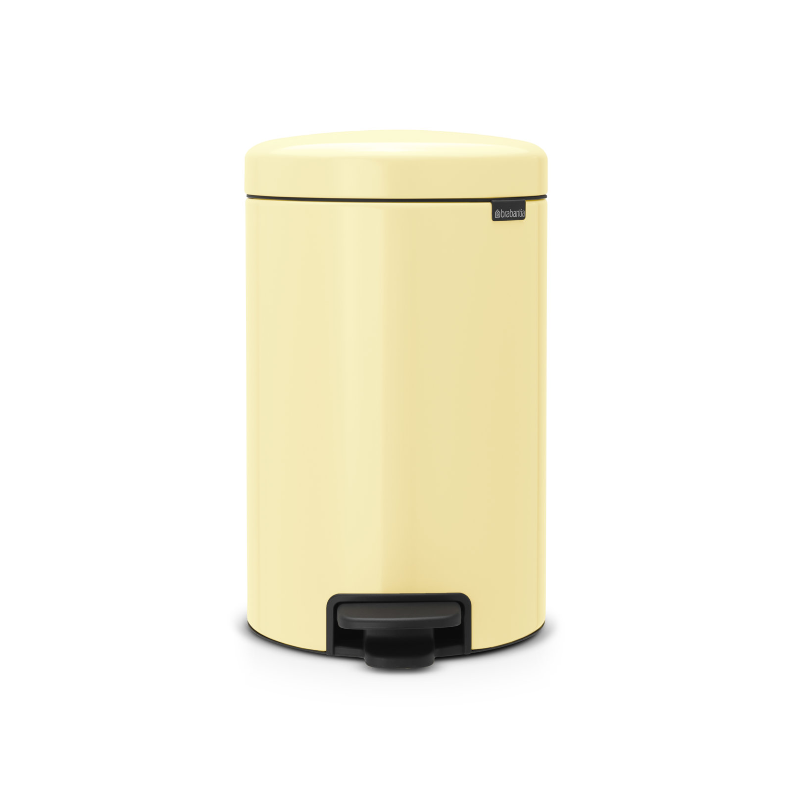 Brabantia Newicon 3.2gal Step-On Can, Mellow Yellow