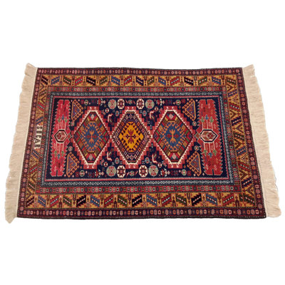 Nodine Oriental Area Rug in Blue