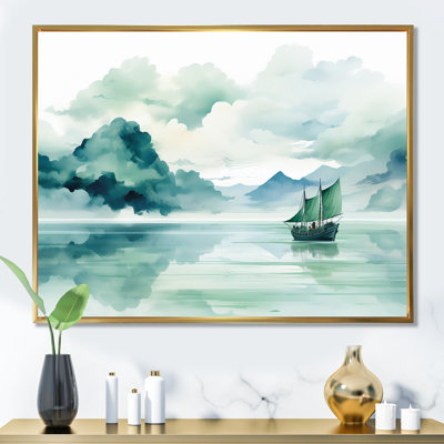 Chine, rivière Yangtze - Art mural chinois