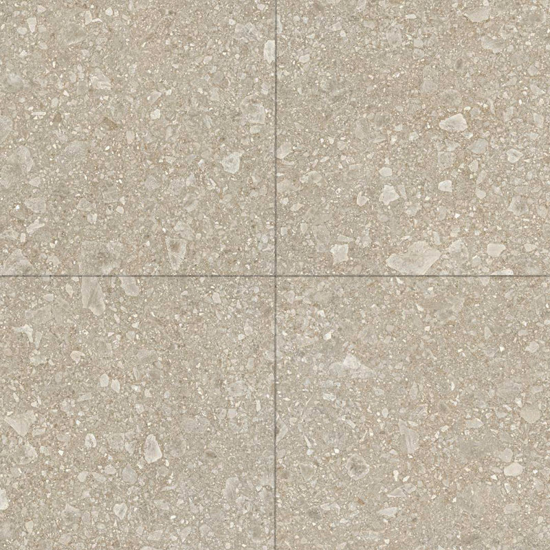 Carreau en porcelaine mate Pantheon Terrazzo 24 po x 24 po, Sabbia