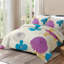 Ensemble d'édredon floral 7 pièces avec draps en microfibre et taies d'oreiller-122607937-122607932