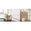 Garde-robe 4 portes avec tiroirs, tablette et tringle