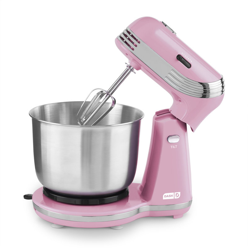 Batteur sur socle de 2,5 pte à 6 vitesses Mixers de DASH, Rose