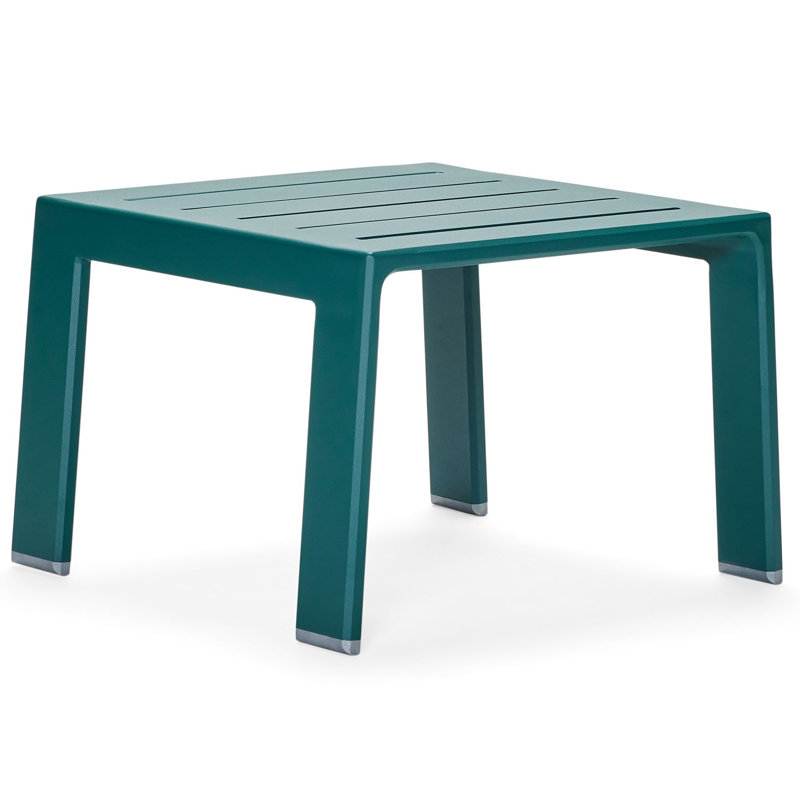 Elevation Outdoor Side Table, Matte White