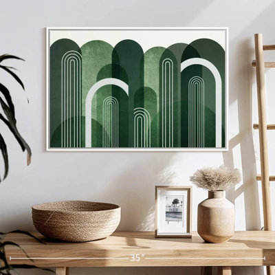 Arches Mid-Century vert émeraude