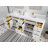 84'' Double Bathroom Vanity with Top-76154305-76155845