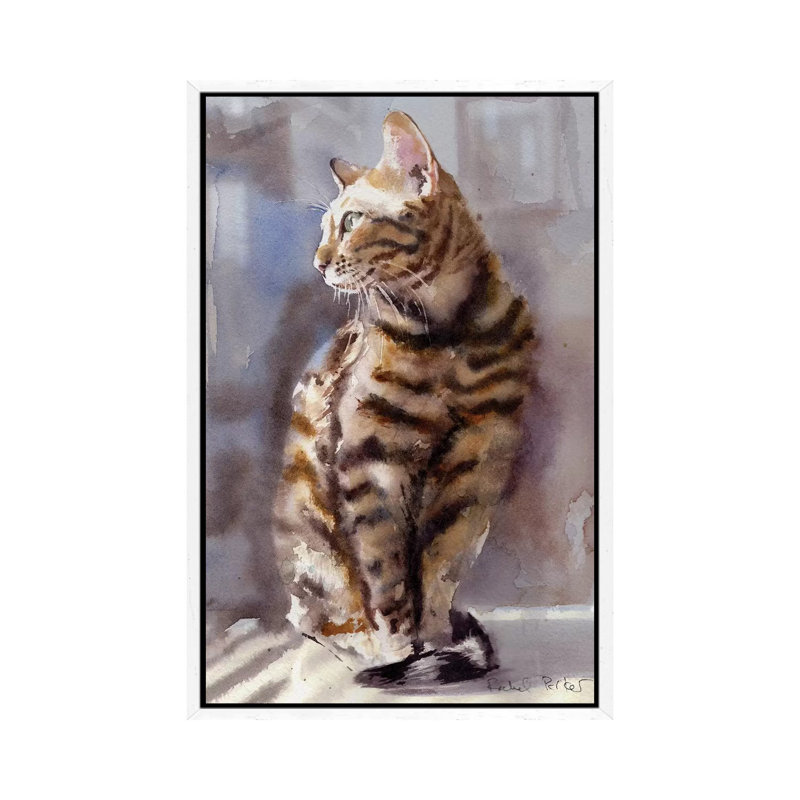 Bengal Light 1 Piece Painting on Canvas, 101.6 cm H x 66.04 cm W, White Framed
