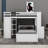 Kids Twin Loft Bed with Drawers-728884237