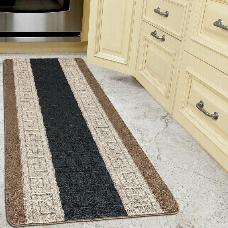 Krayson Geometric Indoor / Outdoor Area Rug, Rectangle 60 x 110cm