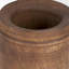 Petit pot en bois brun Arvind-1065935254