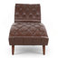 Chaise longue rembourrée