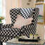 Rosy Check Reversible Scalloped Pillow-2051131076-2051131073