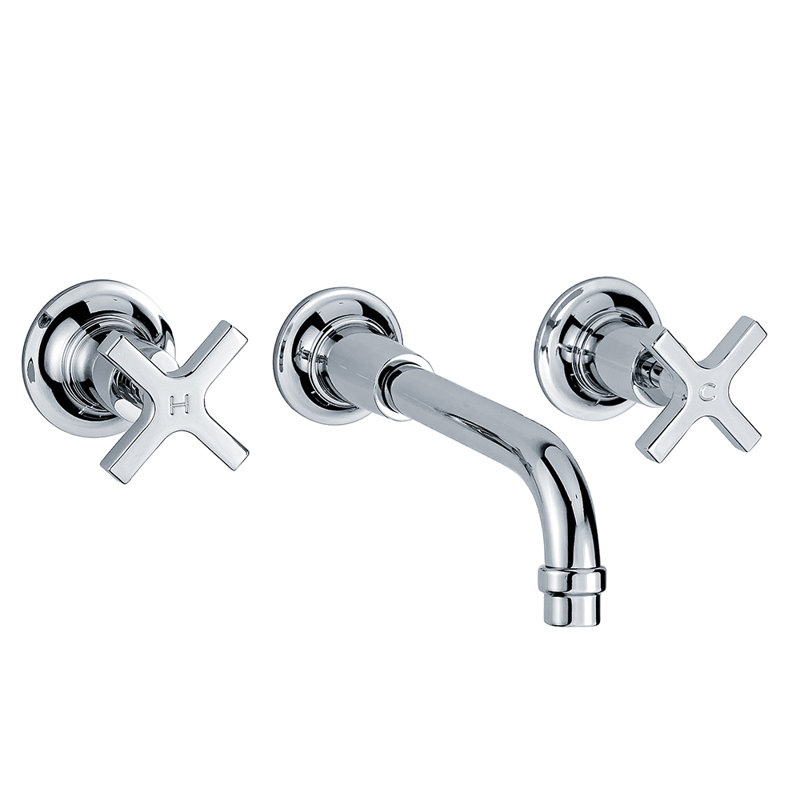 Fleetwood Tub and Shower Faucet, Polished Chrome