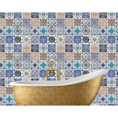 Décalcomanie murale mosaïque