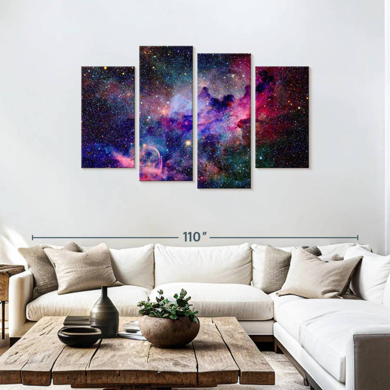 Oberle Galaxy Space Nebula, 48" H x 75" W