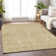 Premium Machine Washable Prisco Gold Rug