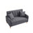 Charming Velvet Tufted Loveseat for Compact Living Spaces, Enhancing Comfort and Style-1437455759