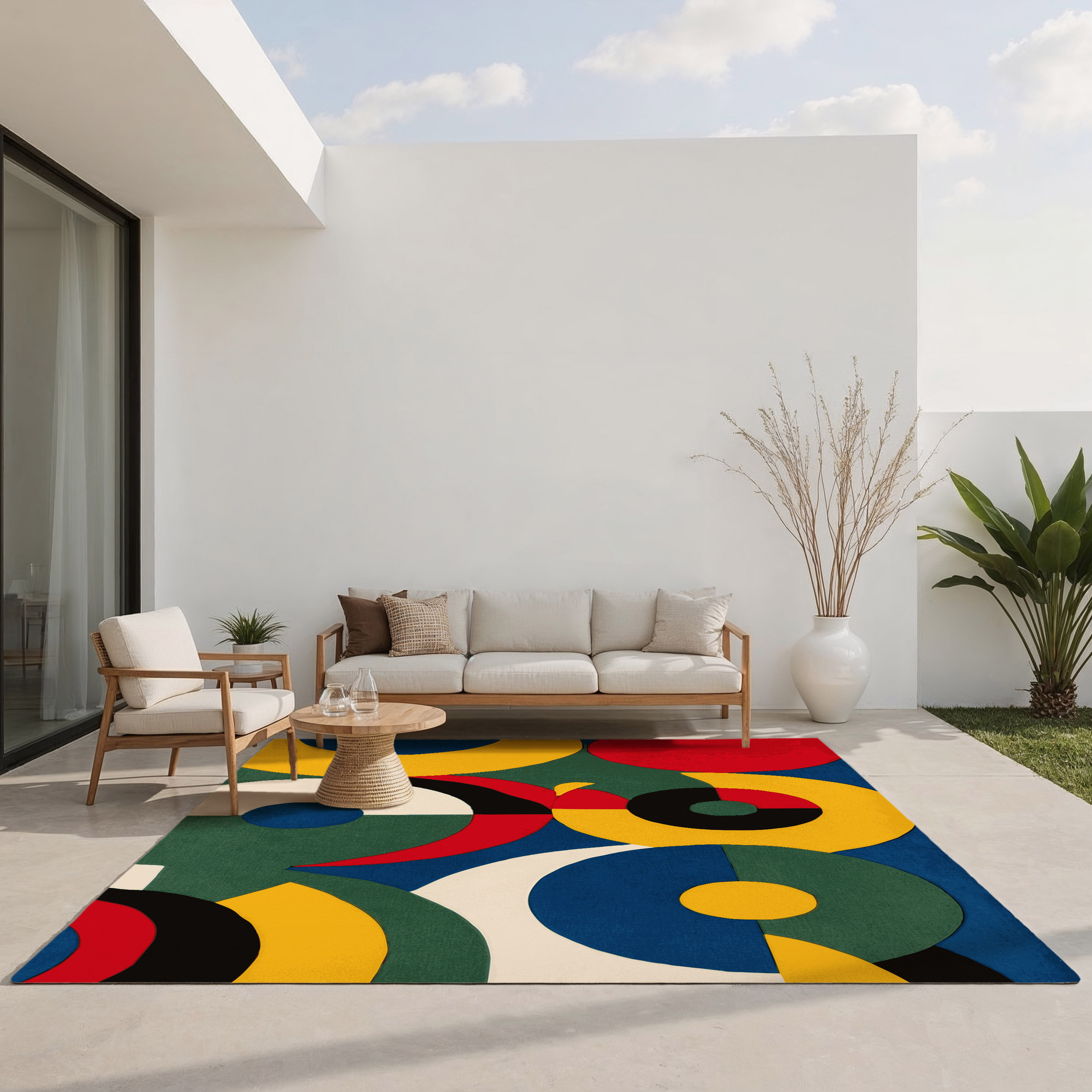 Dynhamic Rugs Wrought Studio™ Dynamic Swing Indoor And Outdoor Area Rug | Wayfair