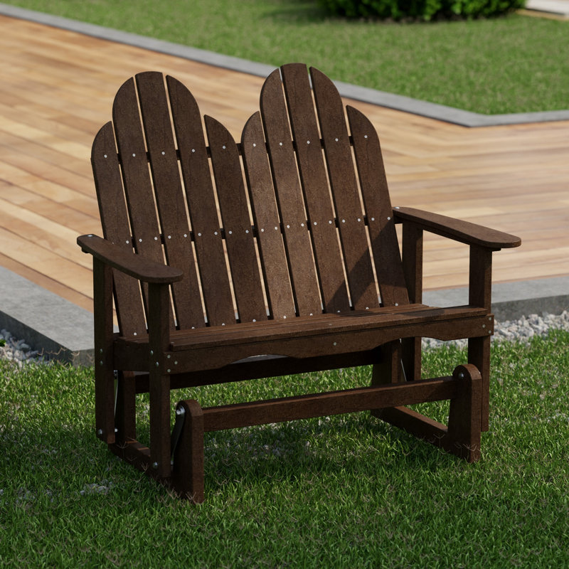 Fauteuil oscillant classique Adirondack, Brun Tudor