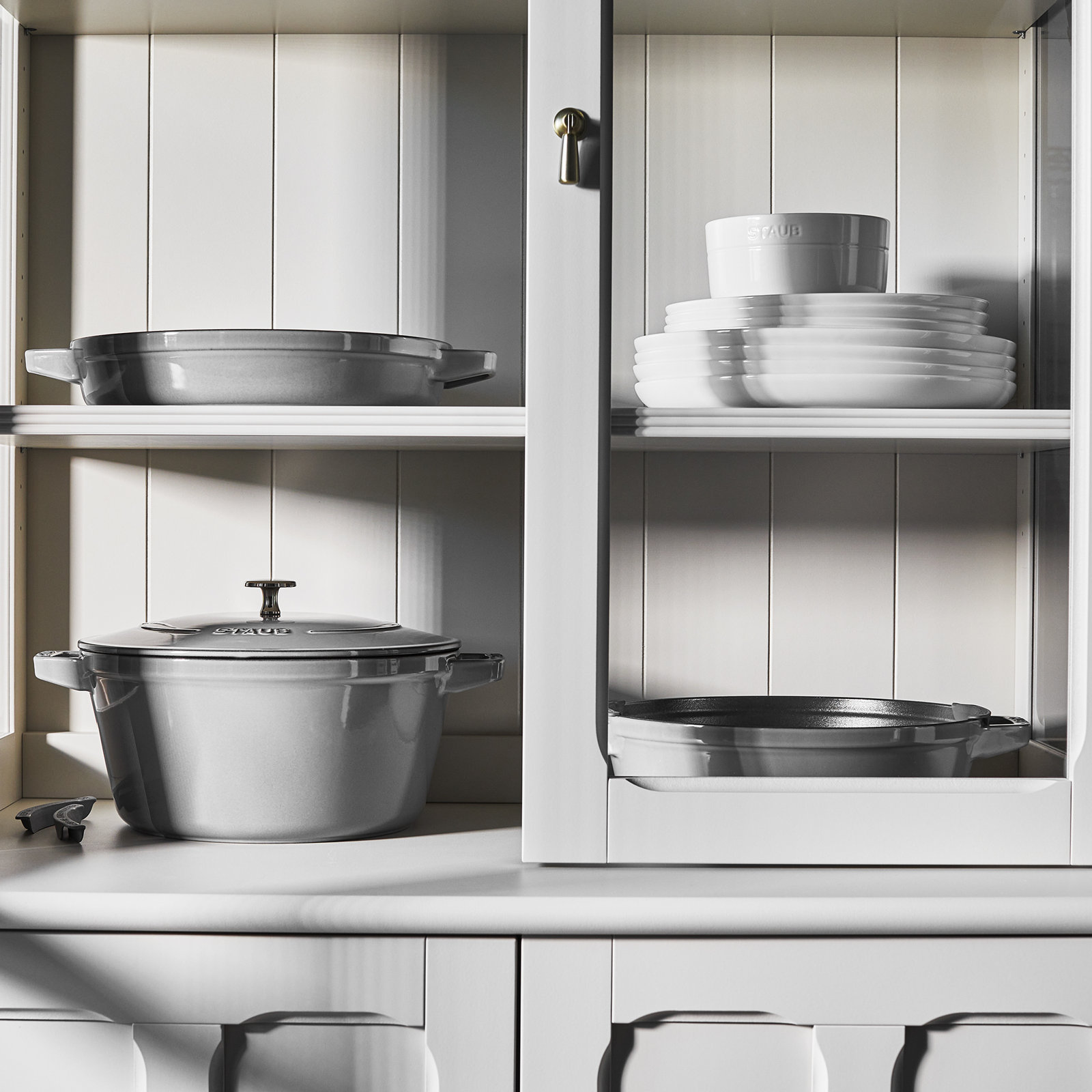 Staub La Cocotte 4-Piece Stackable Set, Graphite