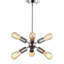 Luminaire grappe suspendu 6 lumières Bullins