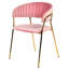 Chaise d'appoint en velours-1788484919