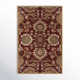 Arden Handmade Wool Burgundy Rug