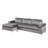 Luxe Shannon Velvet Modular Sectional with Extended Chaise Lounge-226645198