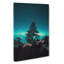 Tree On A Mountain Top In Abstract - Wrapped Canvas Print-55302647