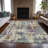 Machine Washable Indoor/Outdoor Xhevrie Linen Rug-112028132