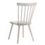 Chaise d'appoint de salle à manger rustique en bois massif 2, couleur blanche, look moderne, facile à assembler avec guide détaillé Instructions claires-795844721