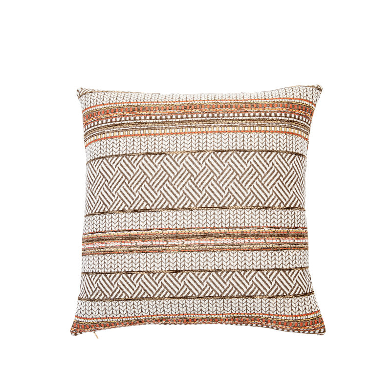 Coussin Chariho, Or, 18 po x 18 po