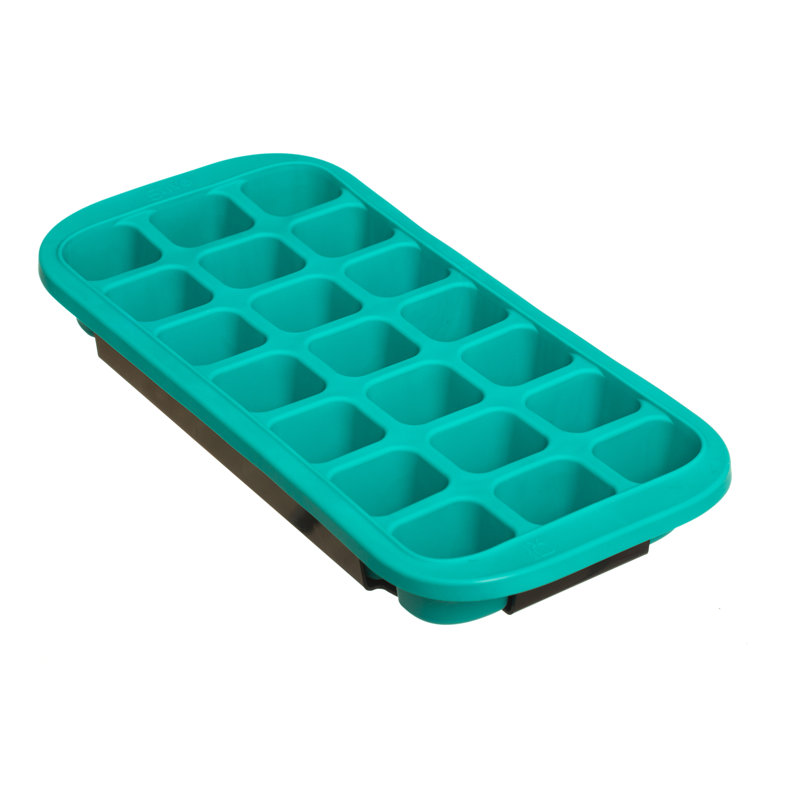 21 Hole with Base Ice Cube Tray, Blue