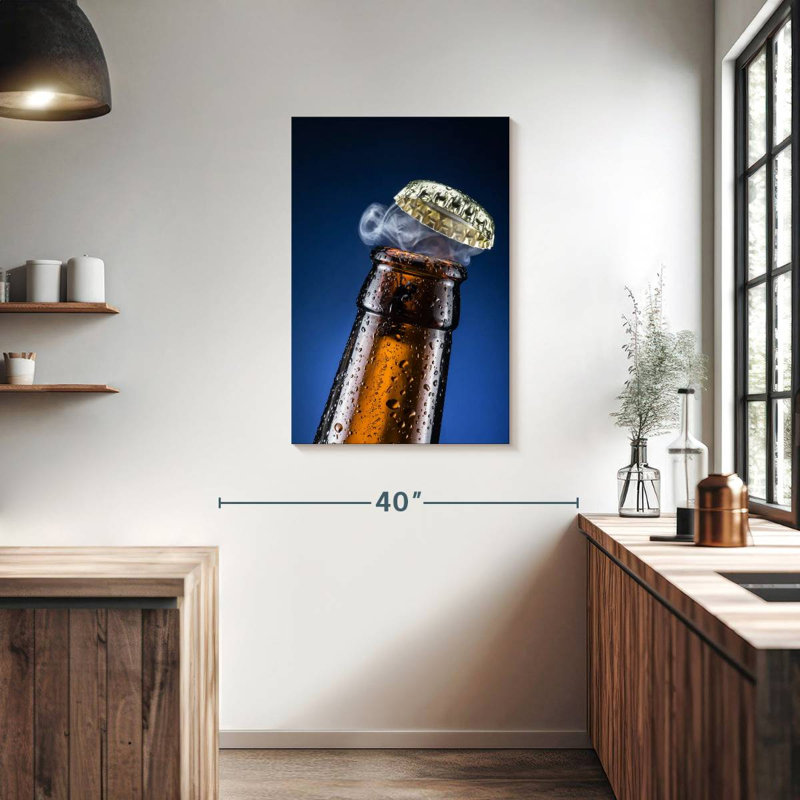 Yarlin Beer Bottle Cap, 36" H x 24" W