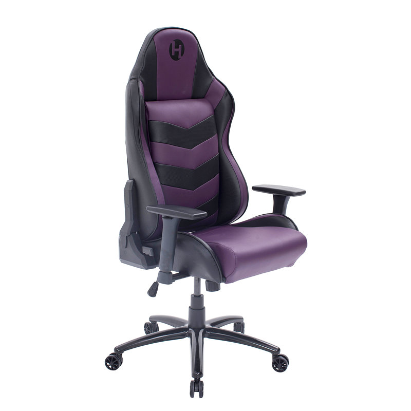 Fauteuil de jeu vidéo à haut dossier Inle, Mauve