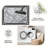 Marble Pattern Area Rug, Modern Abstract Veined Floor Carpet with Decorative Border, Soft Washable Low-Pile Rug for Living Room, Bedroom, Dining Room, Office-1670329133-1670685949