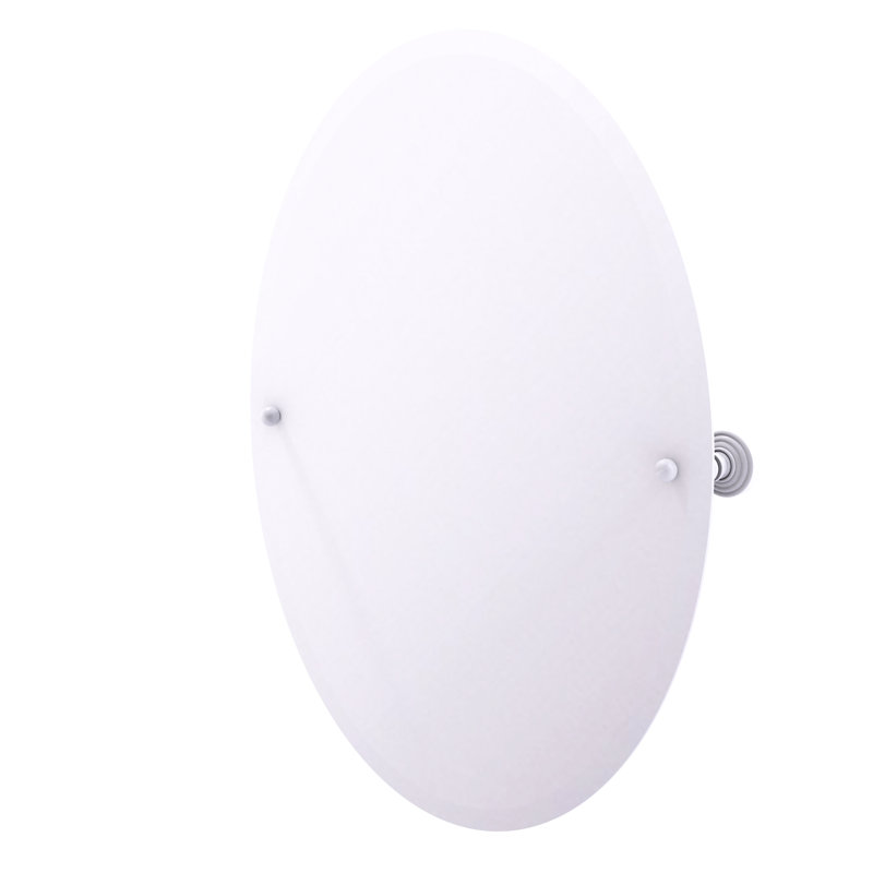 Beresford Metal Wall Mirror, Matte White